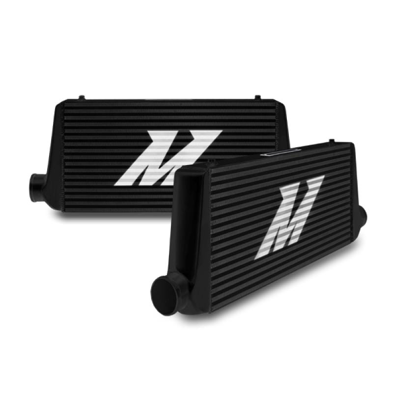 Mishimoto Universal Black S Line Intercooler Overall Size: 31x12x3 Core Size: 23x12x3 Inlet / Outlet - Two Step Performance