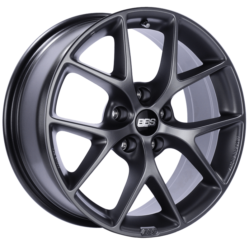 BBS SR 18x8 5x112 ET35 Satin Grey Wheel -82mm PFS/Clip Required - Two Step Performance