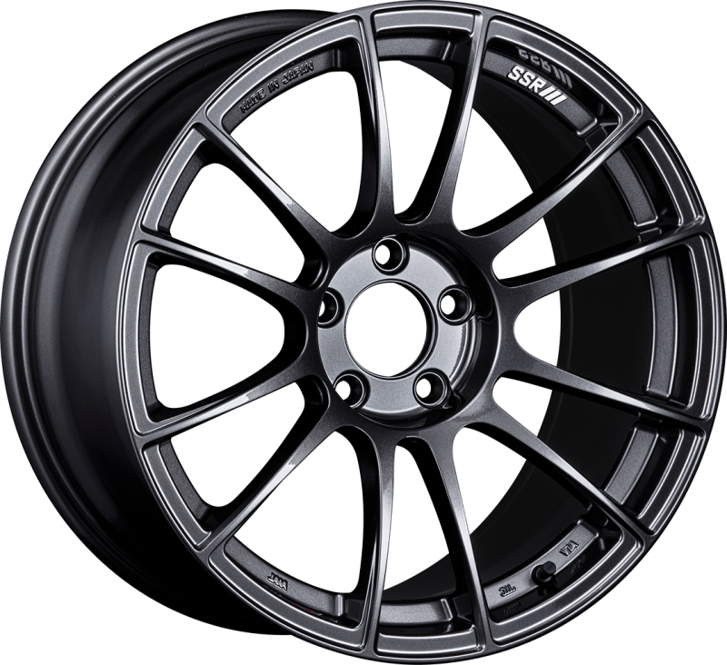 SSR GTX04 18x9.5 5x114.3 40mm Offset Dark Gunmetal Wheel - Two Step Performance