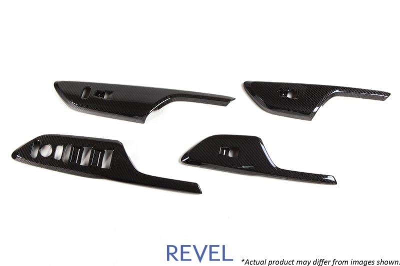 Revel GT Dry Carbon Window Switch Panels (FL/FR/RL/RR) 16-18 Honda Civic - 4 Pieces - Two Step Performance