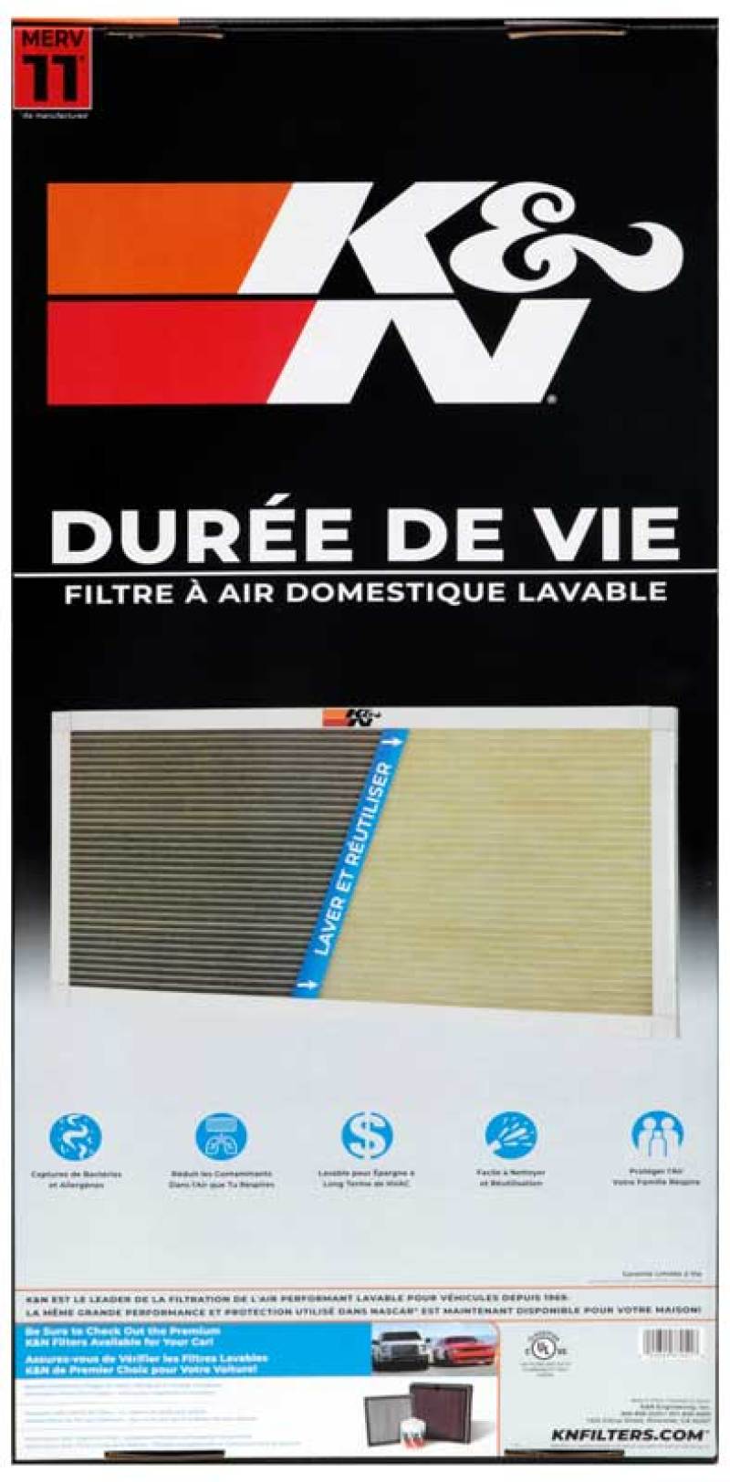 K&N HVAC Filter - 14 x 30 x 1