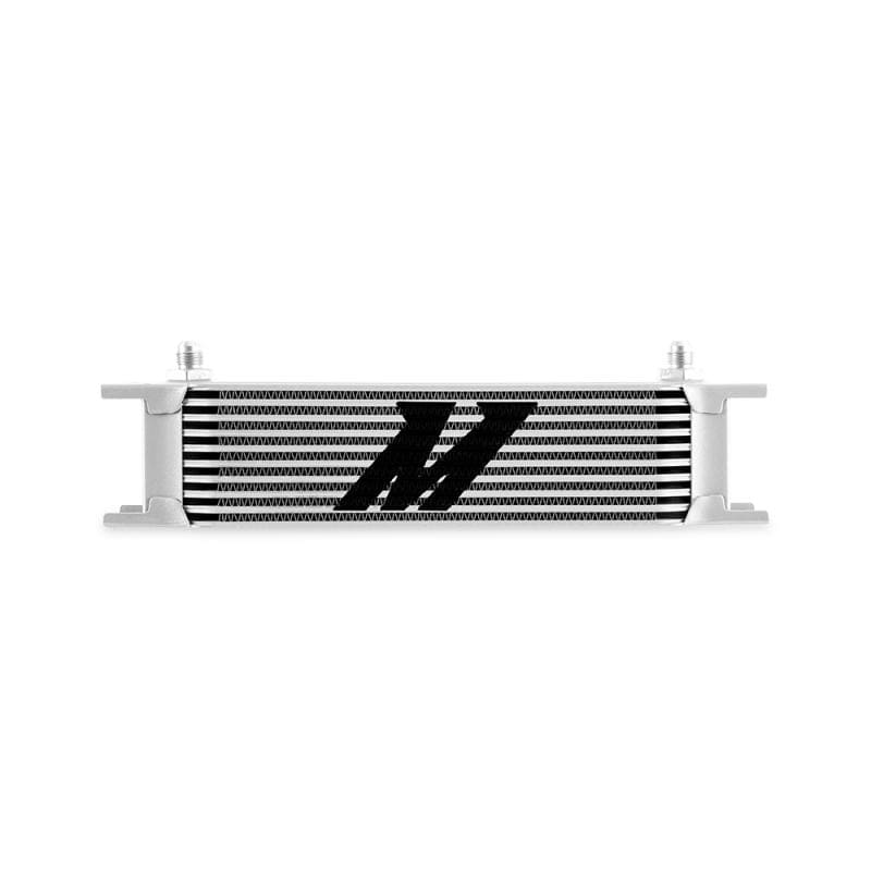 Mishimoto Universal -6AN 10 Row Oil Cooler - Silver - Two Step Performance