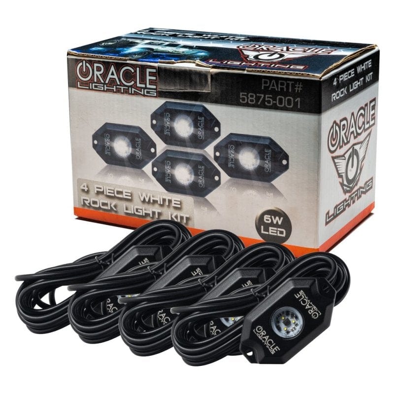 Oracle Underbody Wheel Well Rock Light Kit - White (4PCS) - 5000K - Two Step Performance