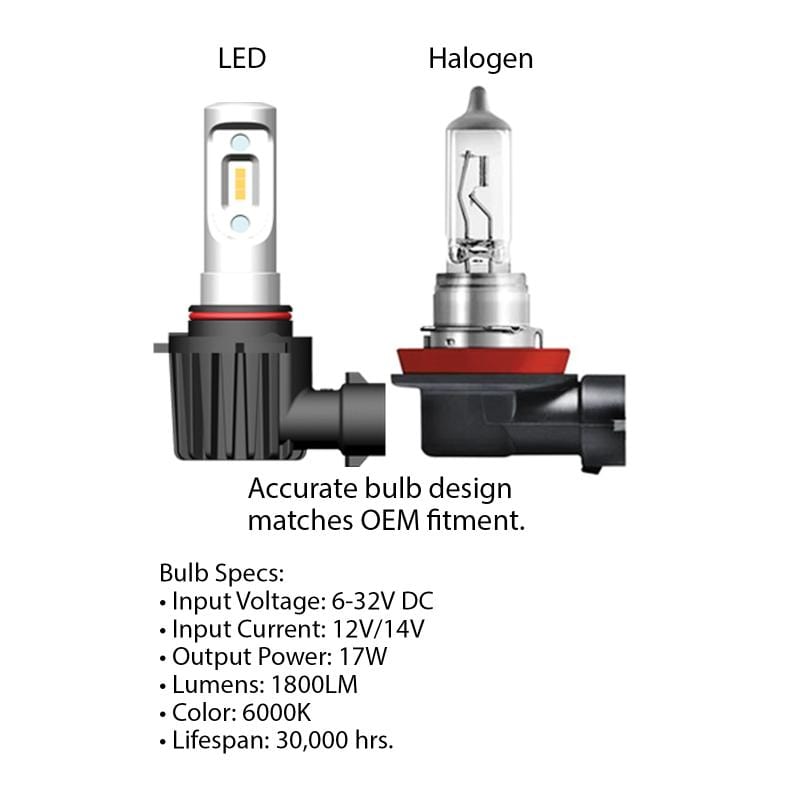 Oracle H13 - VSeries LED Headlight Bulb Conversion Kit - 6000K - Two Step Performance