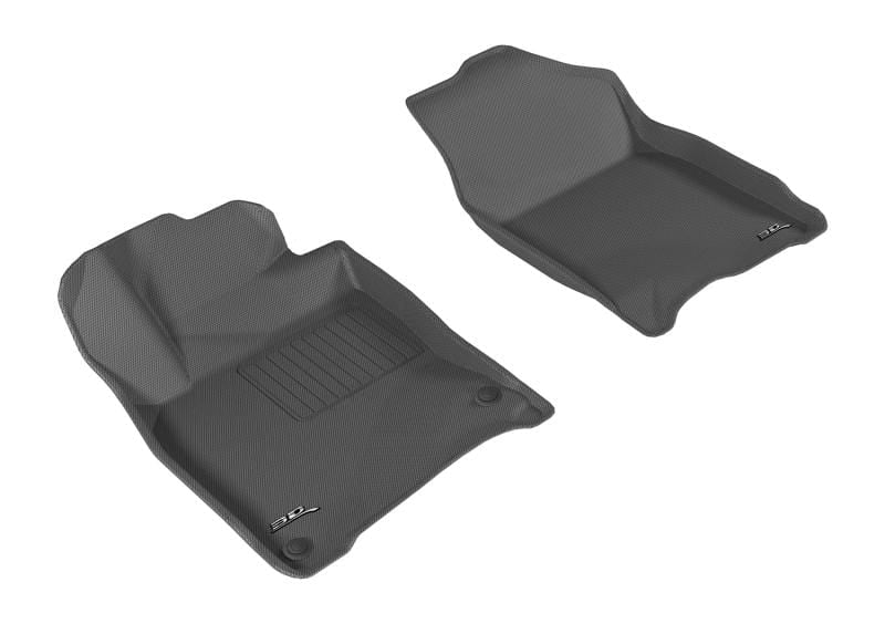 3D MAXpider 2016-2020 Honda Civic Kagu 1st Row Floormat - Black - Two Step Performance