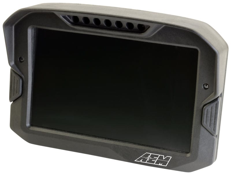 AEM CD-7 Non Logging GPS Enabled Race Dash Carbon Fiber Digital Display w/o VDM (CAN Input Only) - Two Step Performance