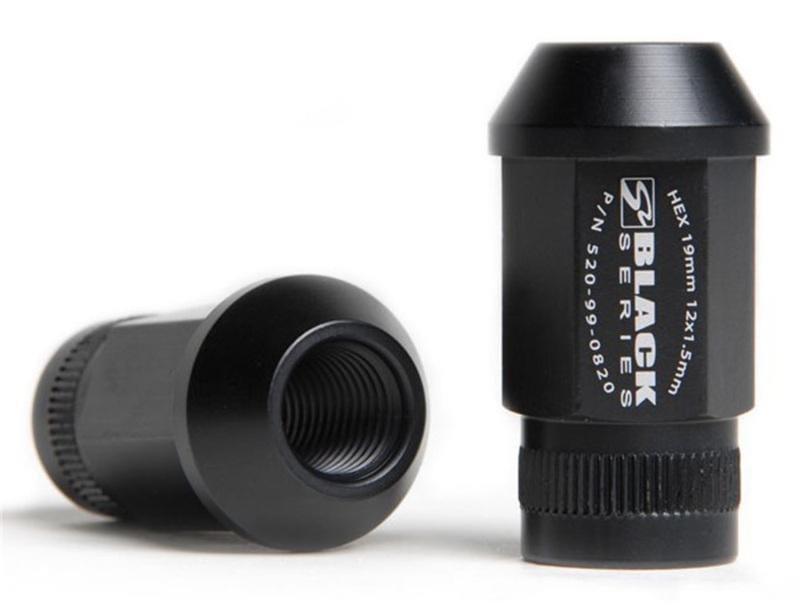 Skunk2 12 x 1.5 Forged Lug Nut Set (Black Series) (20 Pcs.) - Two Step Performance