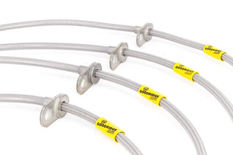 Goodridge 17-18 Honda Civic Si (Si Model Only) SS Brake Line Kit - Two Step Performance
