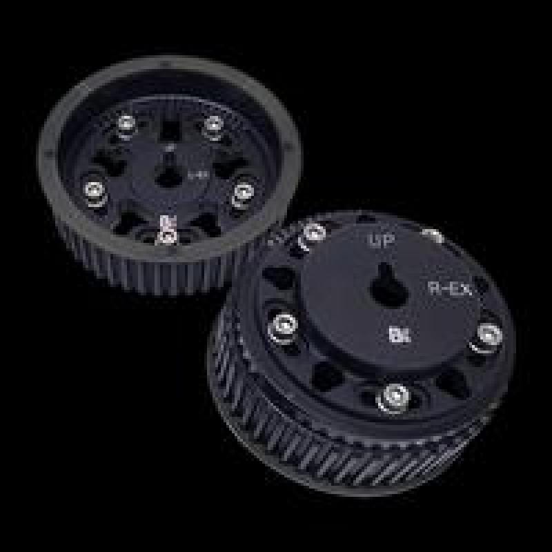 Brian Crower Adjustable Cam Gears Black for Subaru EJ205/EJ257 (set of 2)-exhaust side only - Two Step Performance