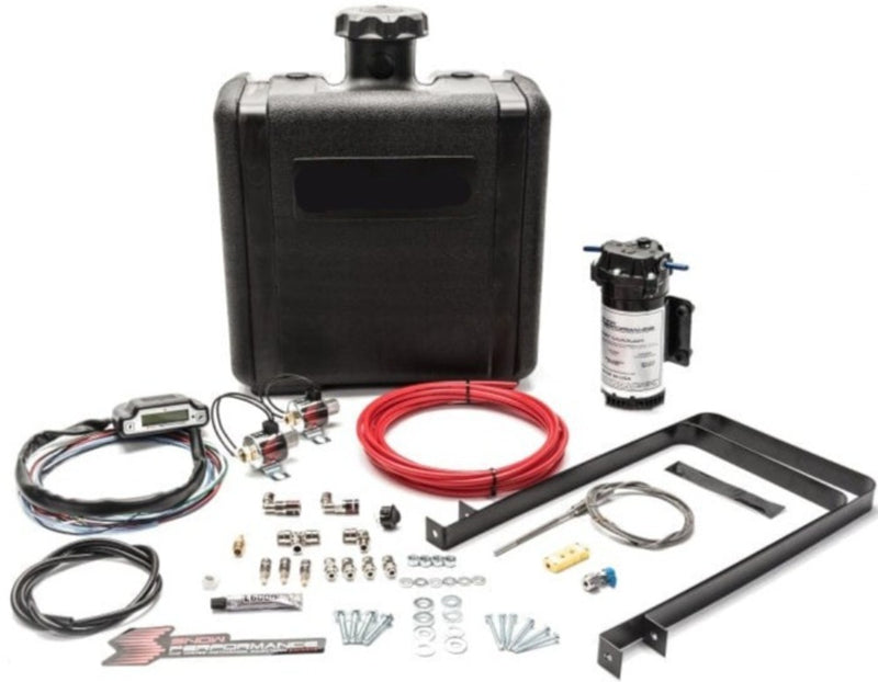 Snow Performance Stg 3 Boost Cooler Water Injection Kit TD (Red Hi-Temp Tubing and Quick Fittings) - Two Step Performance