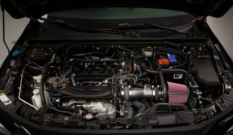 Civic Intake K&N 2022 Honda Civic 1.5L Turbo L4 Silver Typhoon Intake