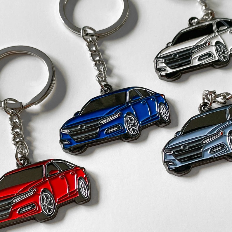 Fits for Honda Accord Wagon Keychain Metal Key Ring Accessory Gift