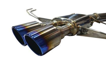 3in SS Cat-Back Exhaust w/ Dual Burnt Titanium Tips for 2017+ Honda Civic Type-R FK8 - Two Step Performance